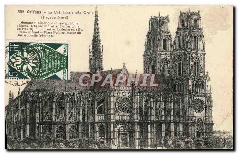 CPA Orleans La Cathedrale Ste Croix