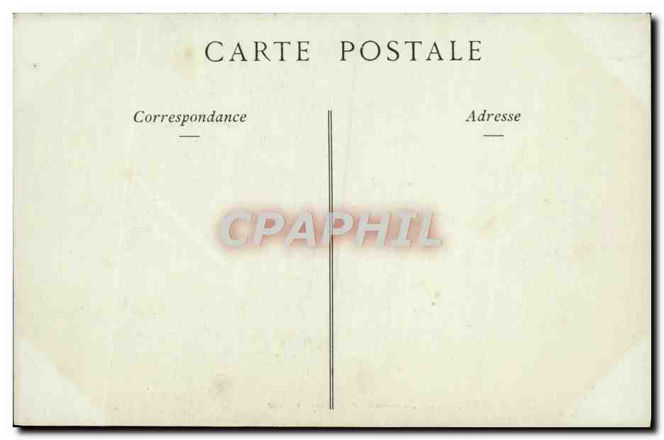 CPA Honfleur La Lieutenance et l'Hotel De Ville — Rückseite