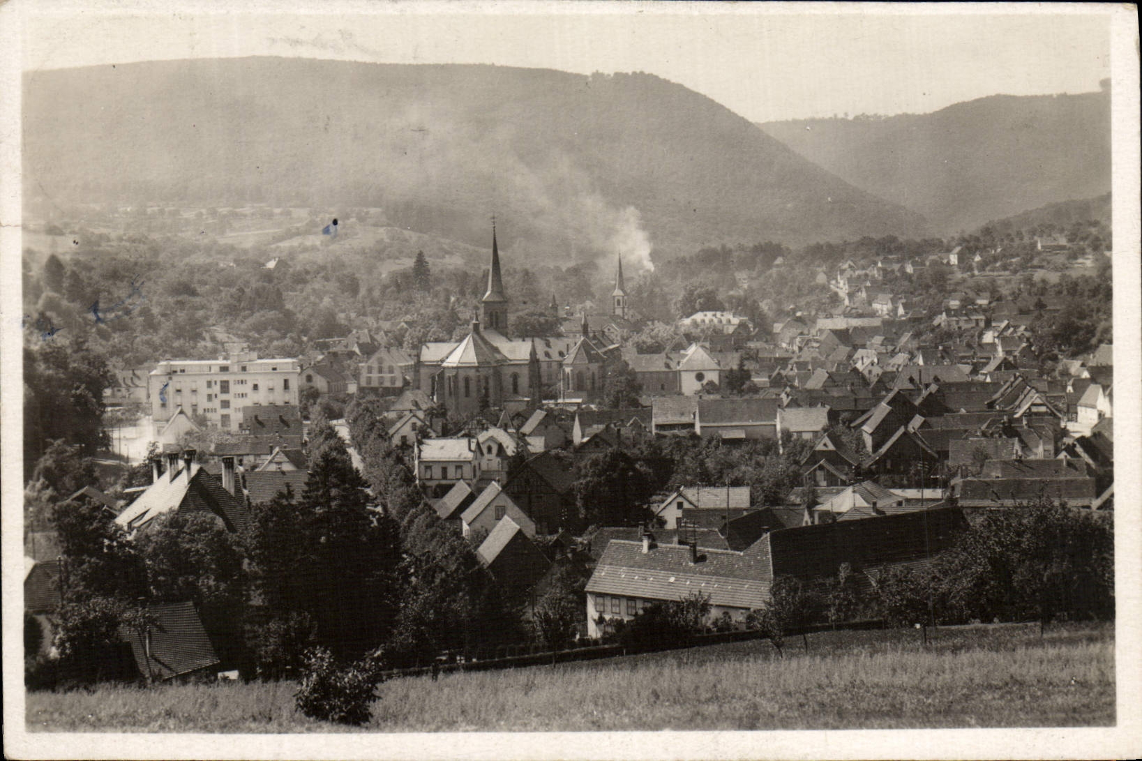 CPA Niederbroun Les Bains Vue Generale