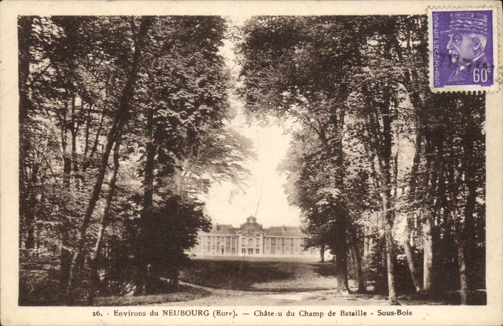 Environs du NEUBOURG (Eure) — Château du Champ de Bataille - Sous-Bois