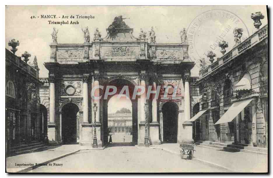 CPA Nancy Arc De Triomphe
