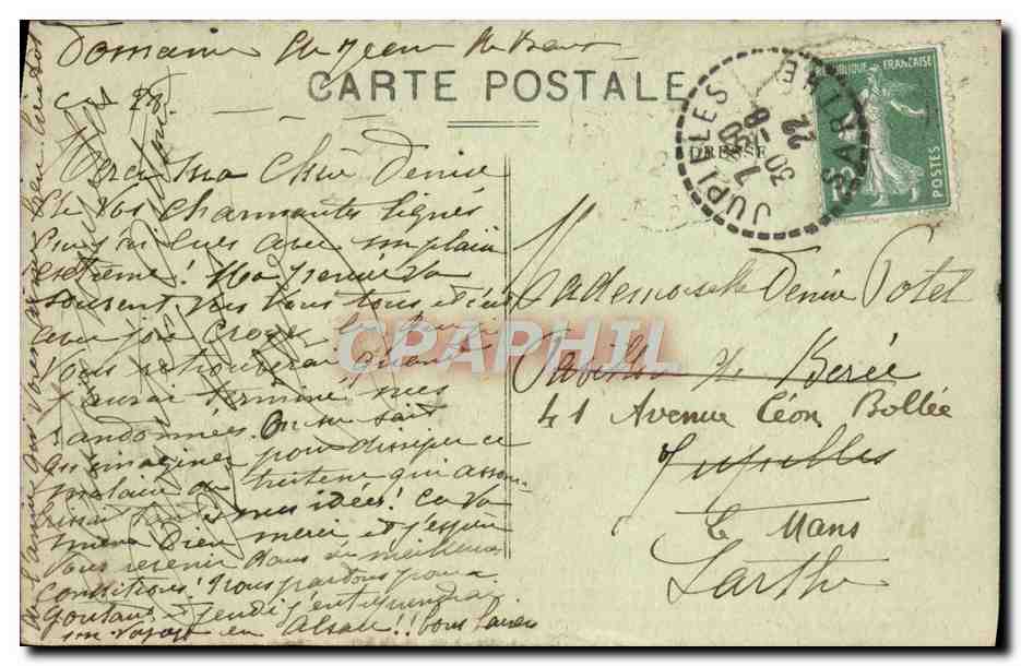 CPA Nerac La Garenne Grotte De Fleurette Fontaine Saint Jean — Back