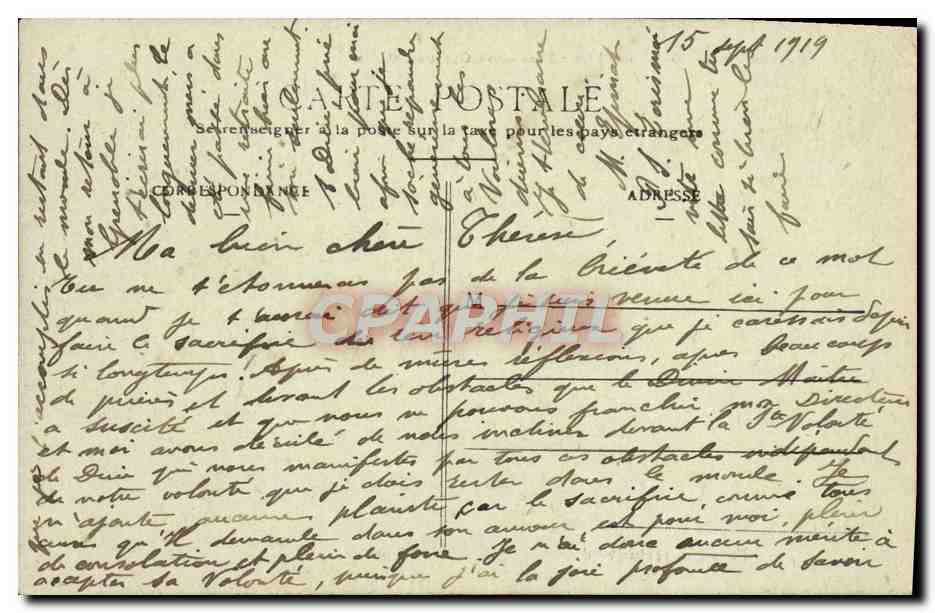 Pilgerung der N.D. de la Salette - Westliches Heiligtum und der Obiou — Verlag: Imprimerie des Chapellains Château Pline — Rückseite