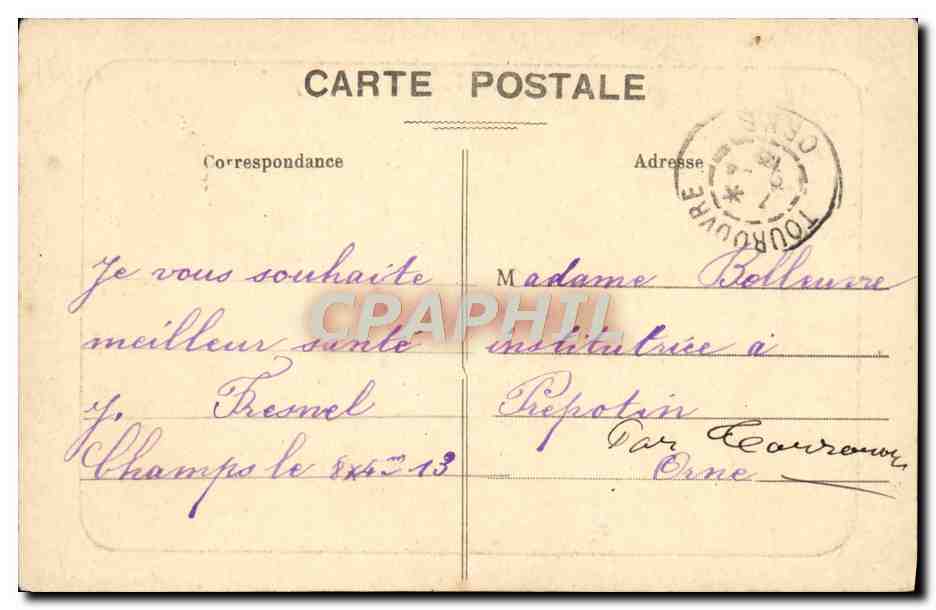 CPA Normandie Troupeau de boeufs a l'herbage  — Rückseite