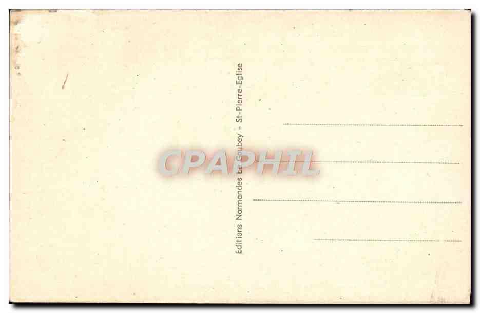 CPA Normandie Folklore — Verso