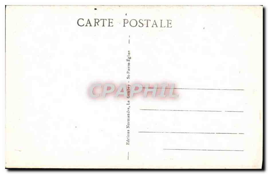 CPA La Normandie Pittoresque Anciers Costumes Normands Calvados Folklore — Verso