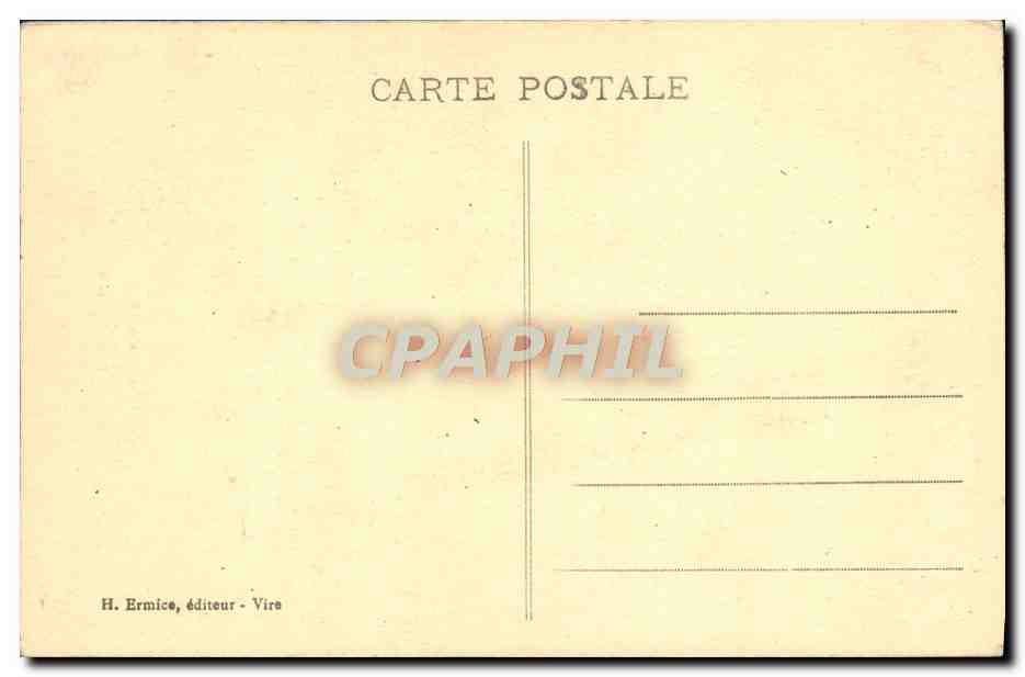 CPA Normandie La coiffe de Pont l'Eveque Folklore — Verso
