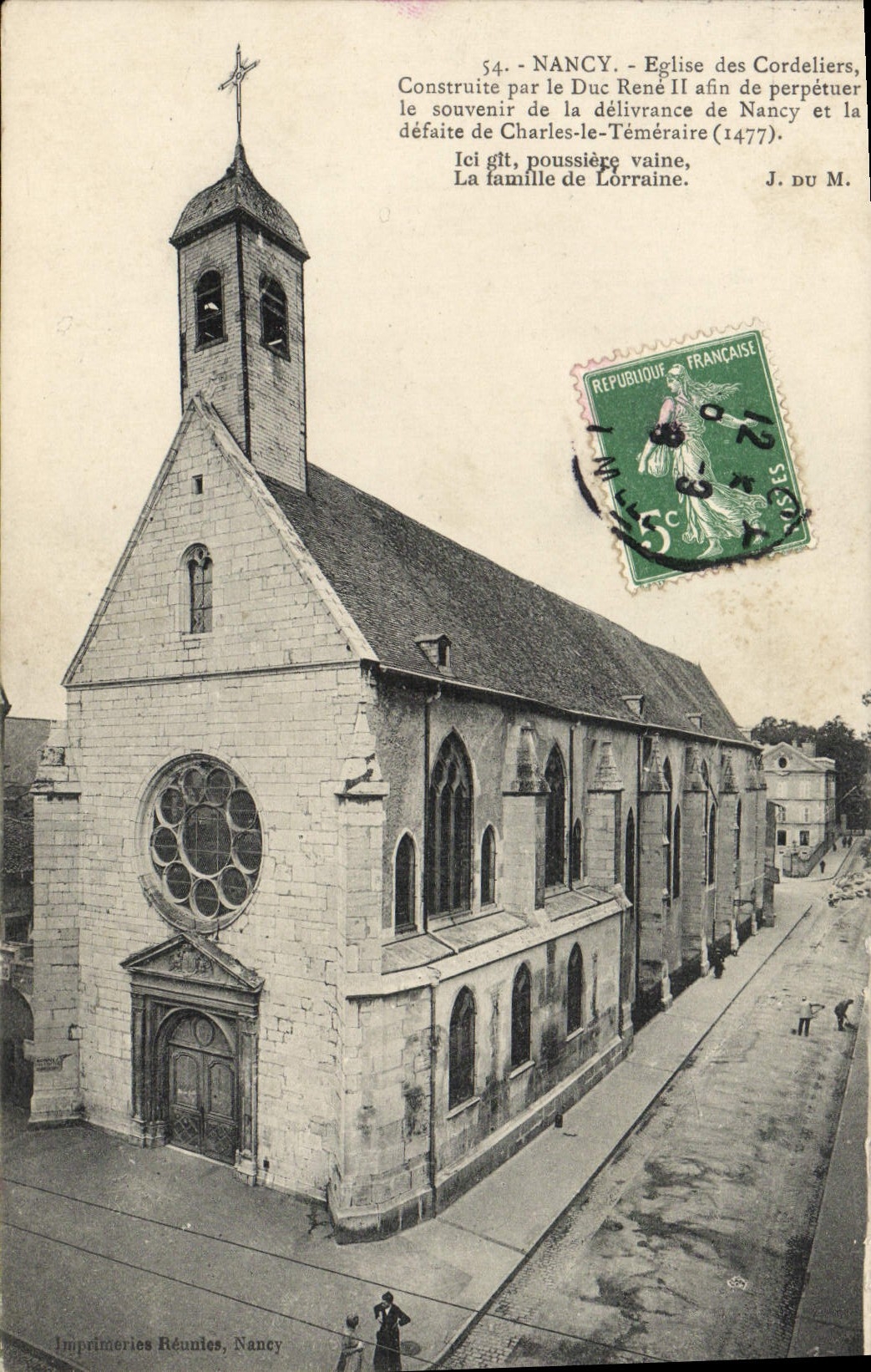 CPA Nancy Eglise Des Cordeliers