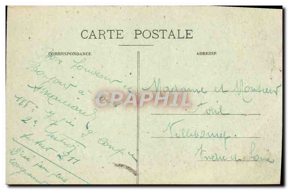 CPA Nancy Crilles De Jean Lamour Et Place Stanislas — Verso