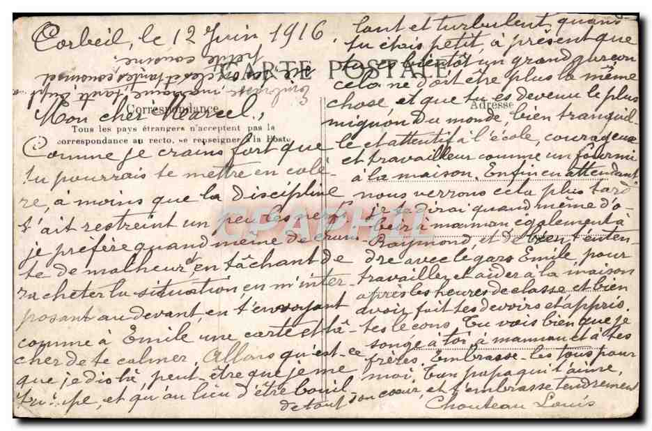Essonne — Souvenir d'Essonne — Mardelet, édit. - Corbeil — Back