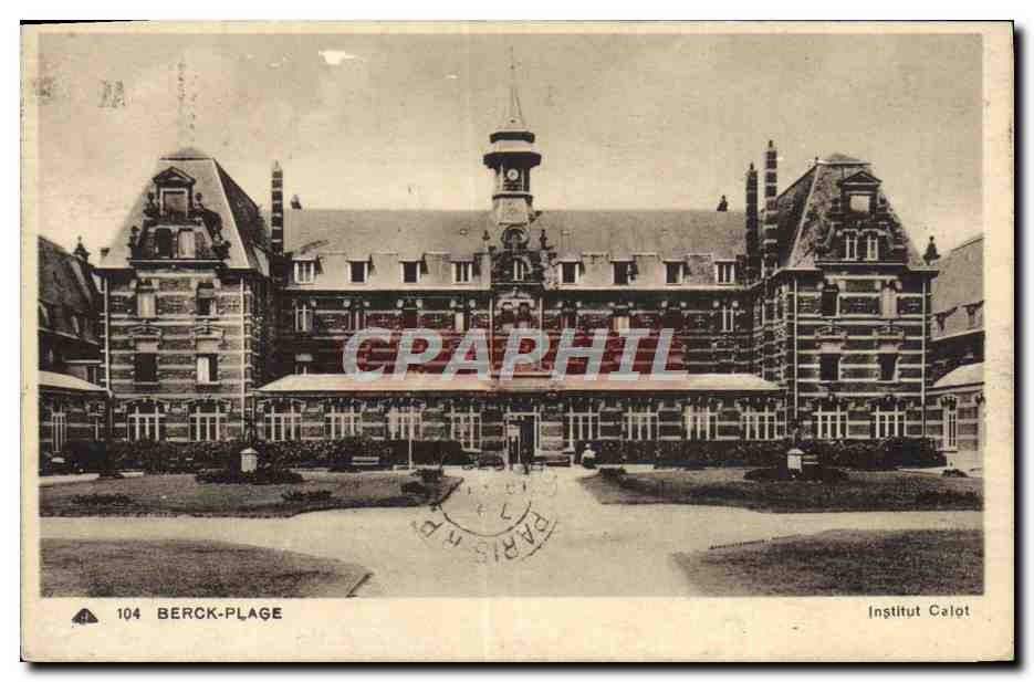 CPA Berck Plage Institut Calot 