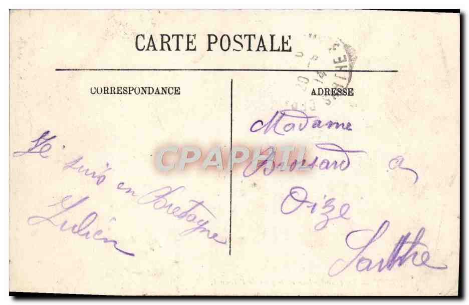 CPA Brest Le Transbordeur Et Le Fond De I'Arsenal — Rückseite