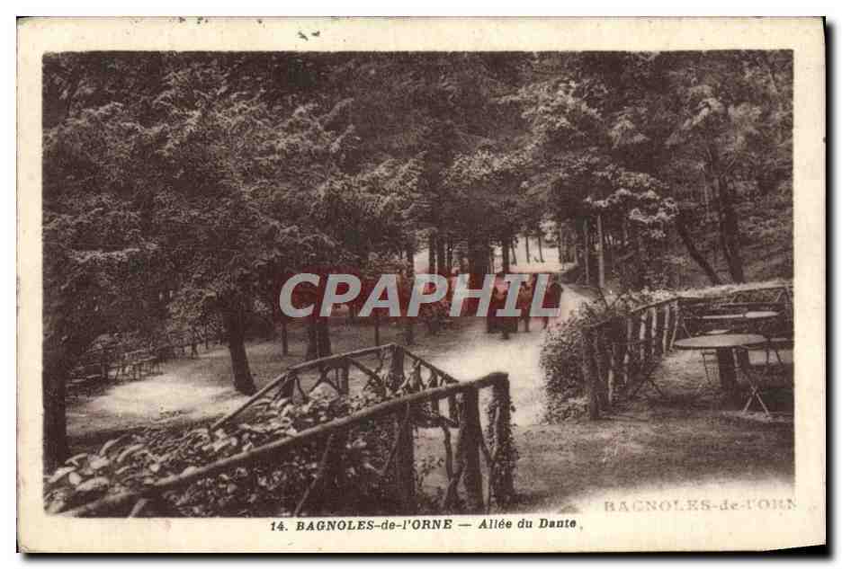 Bagnolles-de-l'Orne — Allée du Dante — Publisher A. Dupuy