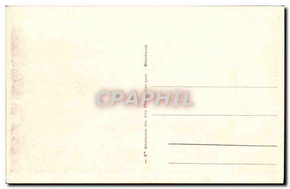 CPA Batz Les Ruines Et I'Eglise — Rückseite