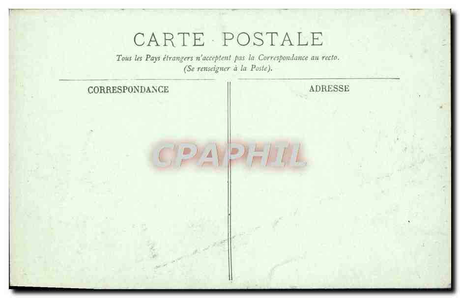 CPA Le Conquet Portail De I'Eglise — Rückseite