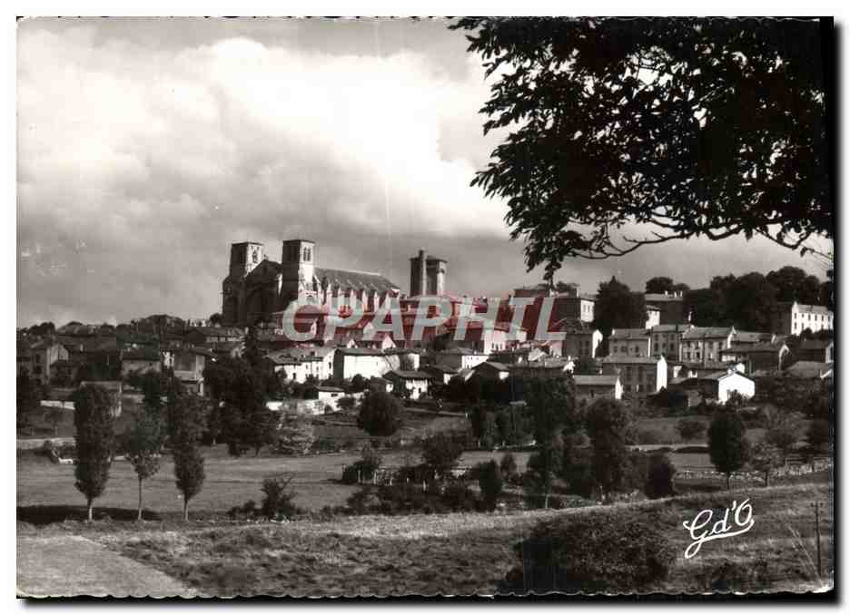 CPM I'Auvergne La Chaise Dieu Abbaye St Robert Aspect Sud 