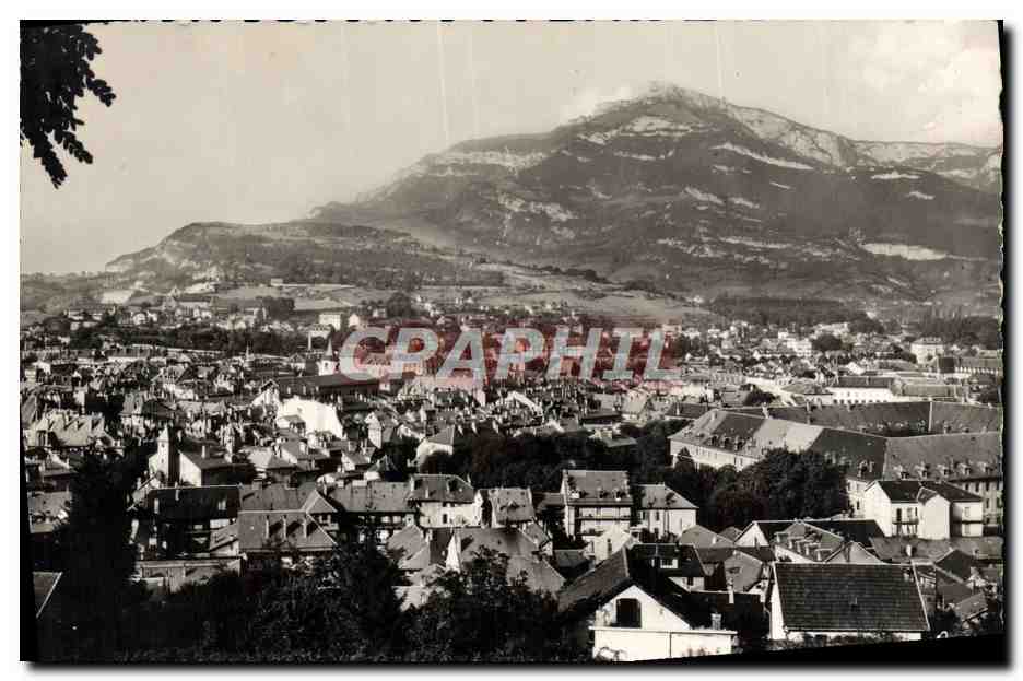 CPM Chambery Vue Generale Et Le Nivolet