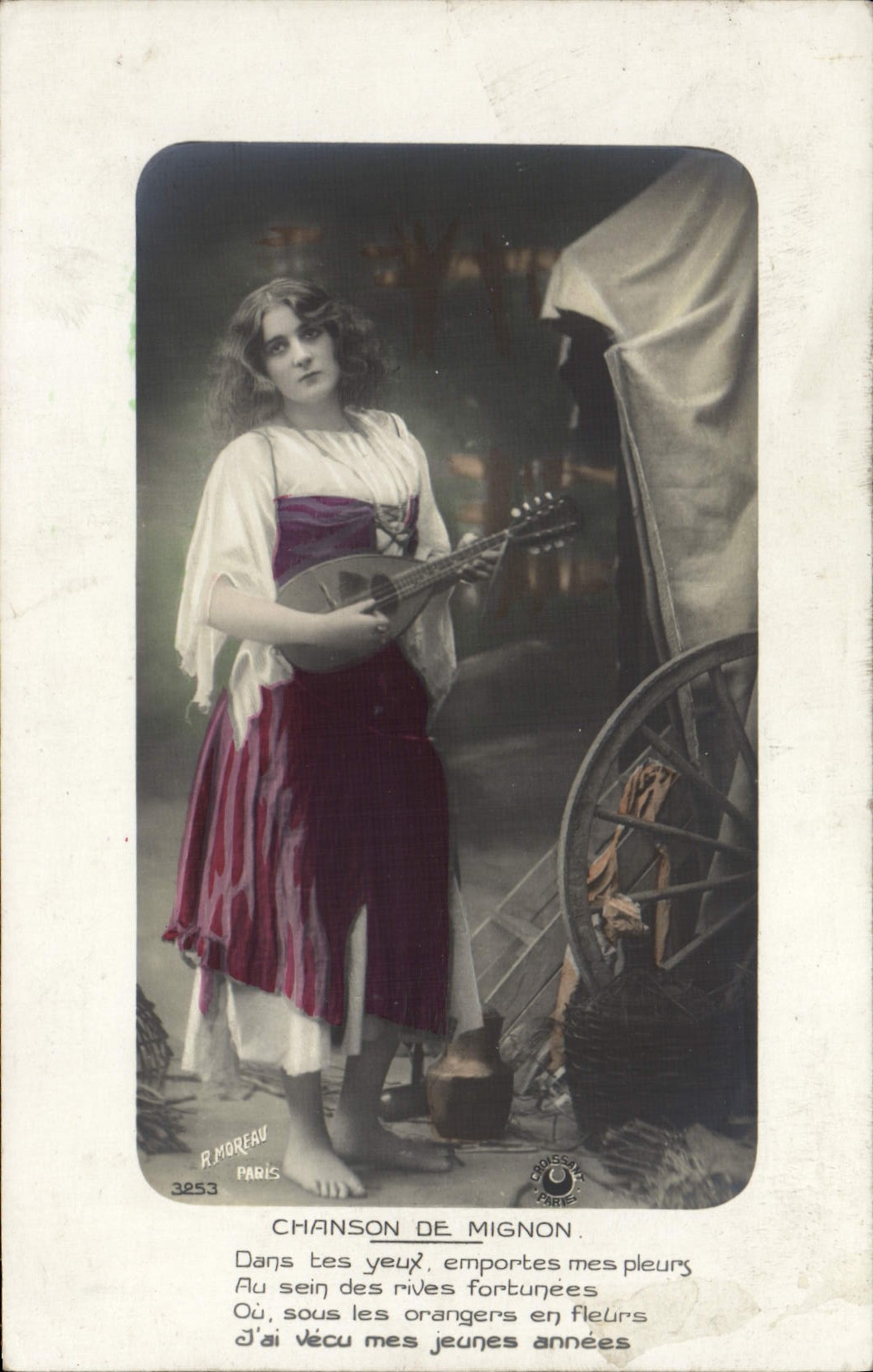 Chanson de Mignon — R. Moreau Paris, n°3253