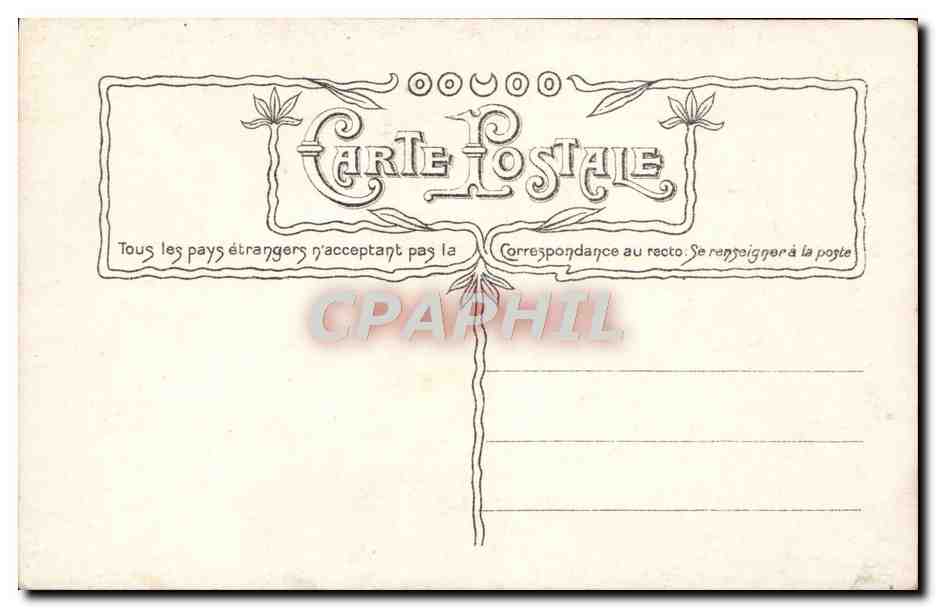 Chanson de Mignon — R. Moreau Paris, n°3253 — Verso