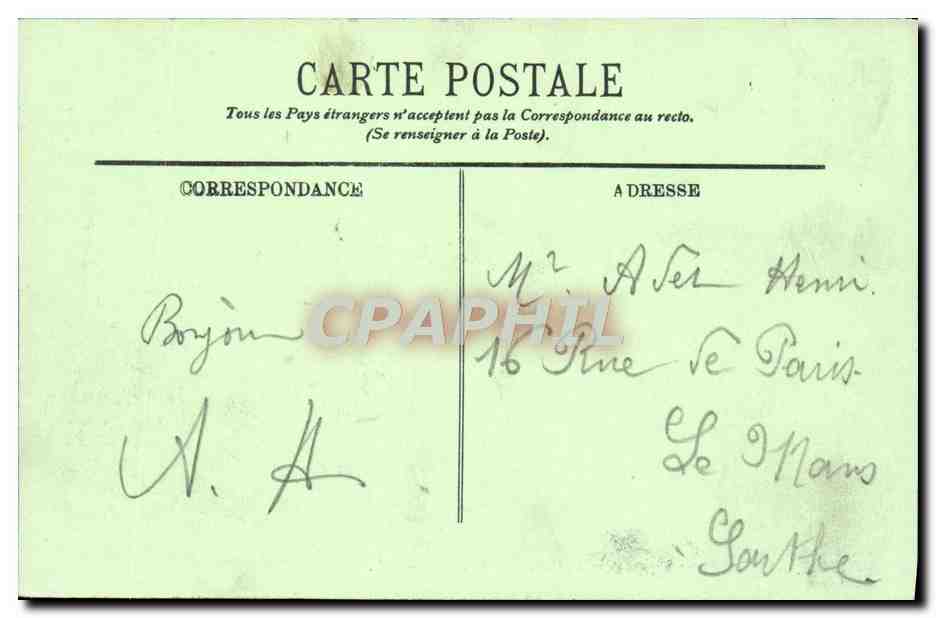 Cancale — Départ pour la Pêche aux Huitres — LL. — Achterkant