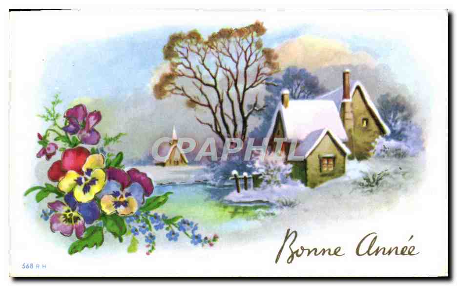 CPA Fantaisie Bonne Annee