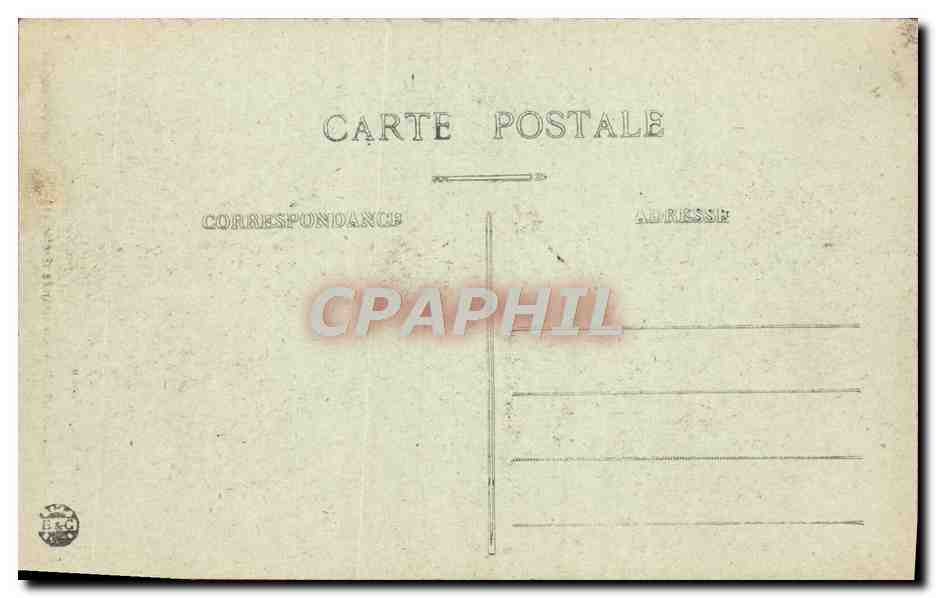 CPA Camaret Sur Mer La Grande Grotte Et Le Lion Du Toulinguet — Verso