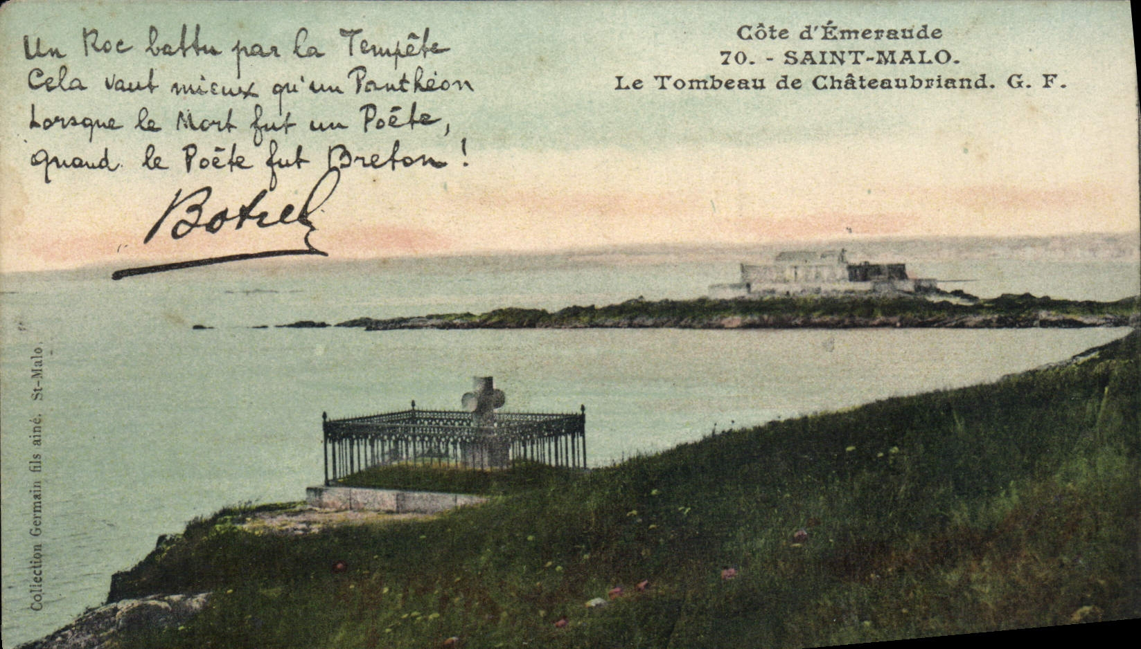 Côte d'Émeraude — Le Tombeau de Châteaubriand — G. F. (n°70)