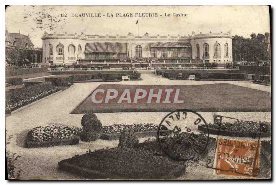 Deauville - La Plage Fleurie - Le Casino — éditeur anonyme, n° 132