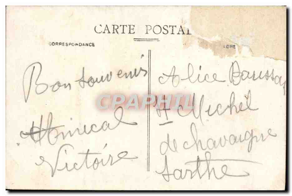 CPA Chaumont Sur Loire Le Chateau Salle Du Conseil — Verso
