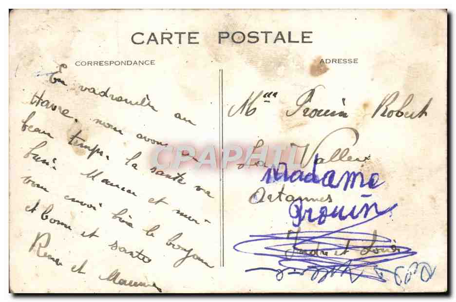 CPA Canot de sauvetage en Peril Bateau — Back