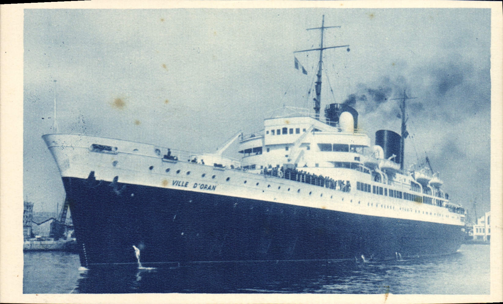 Ville d'Oran — navire de la Compagnie Transatlantique — éditeur CPAPHIL