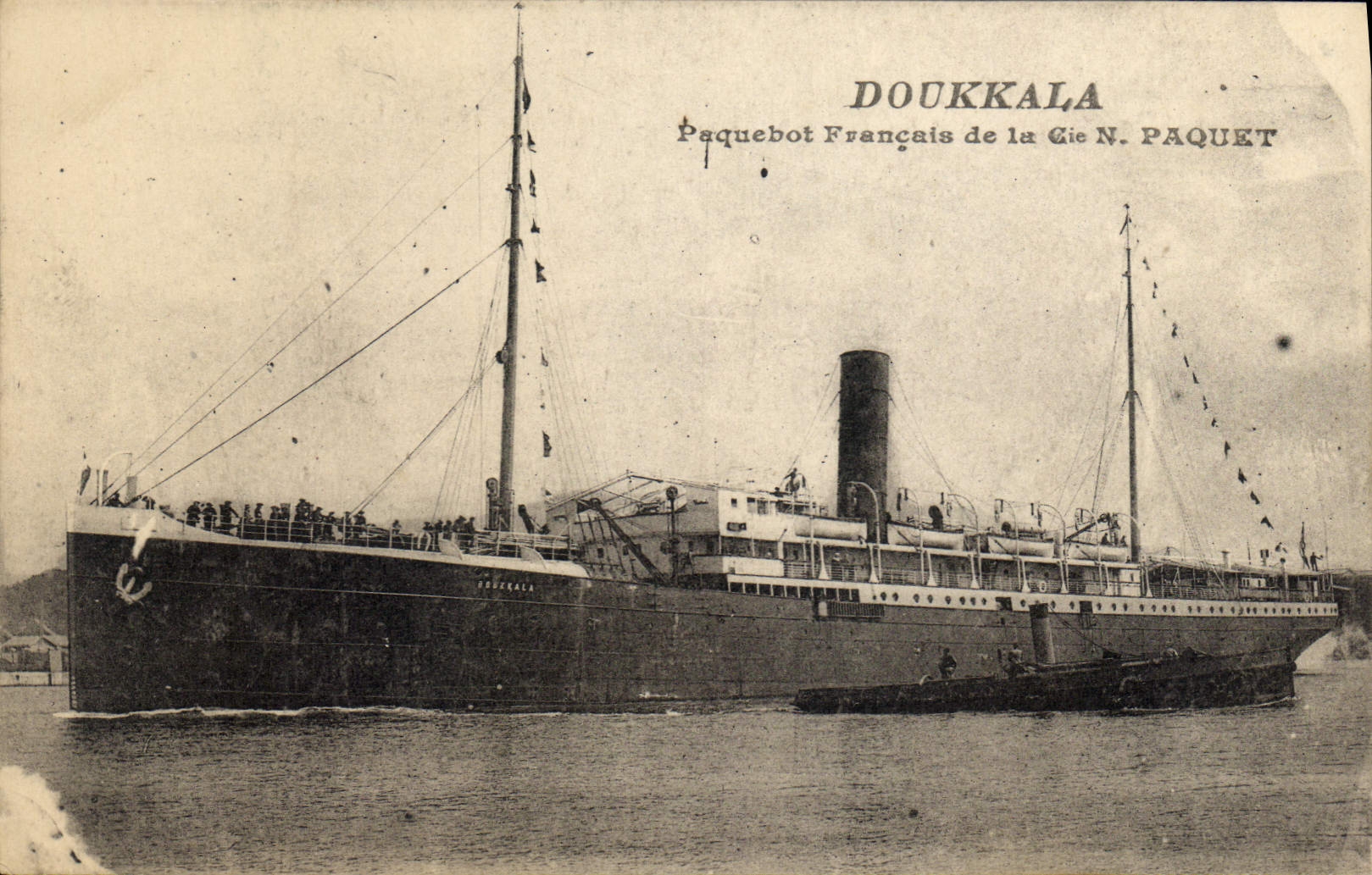 Paquebot Doukkala — Cie N. Paquet — Éditeur non identifié