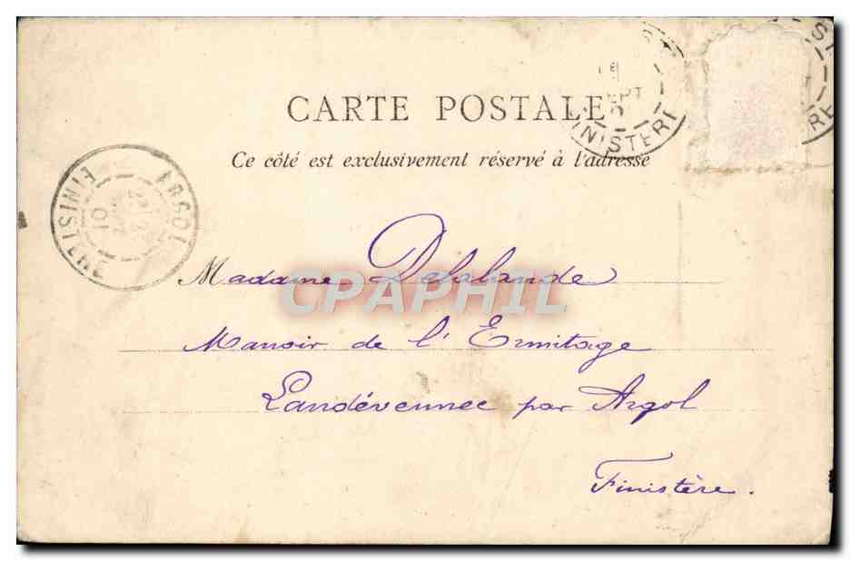 CPA Cuirasse d'escadre Iena Bateau — Verso