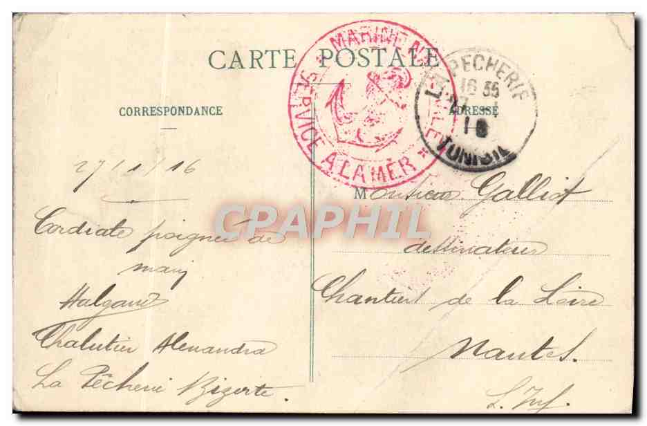 CPA Bateau Amiral Charnier Croiseur cuirasse  — Back
