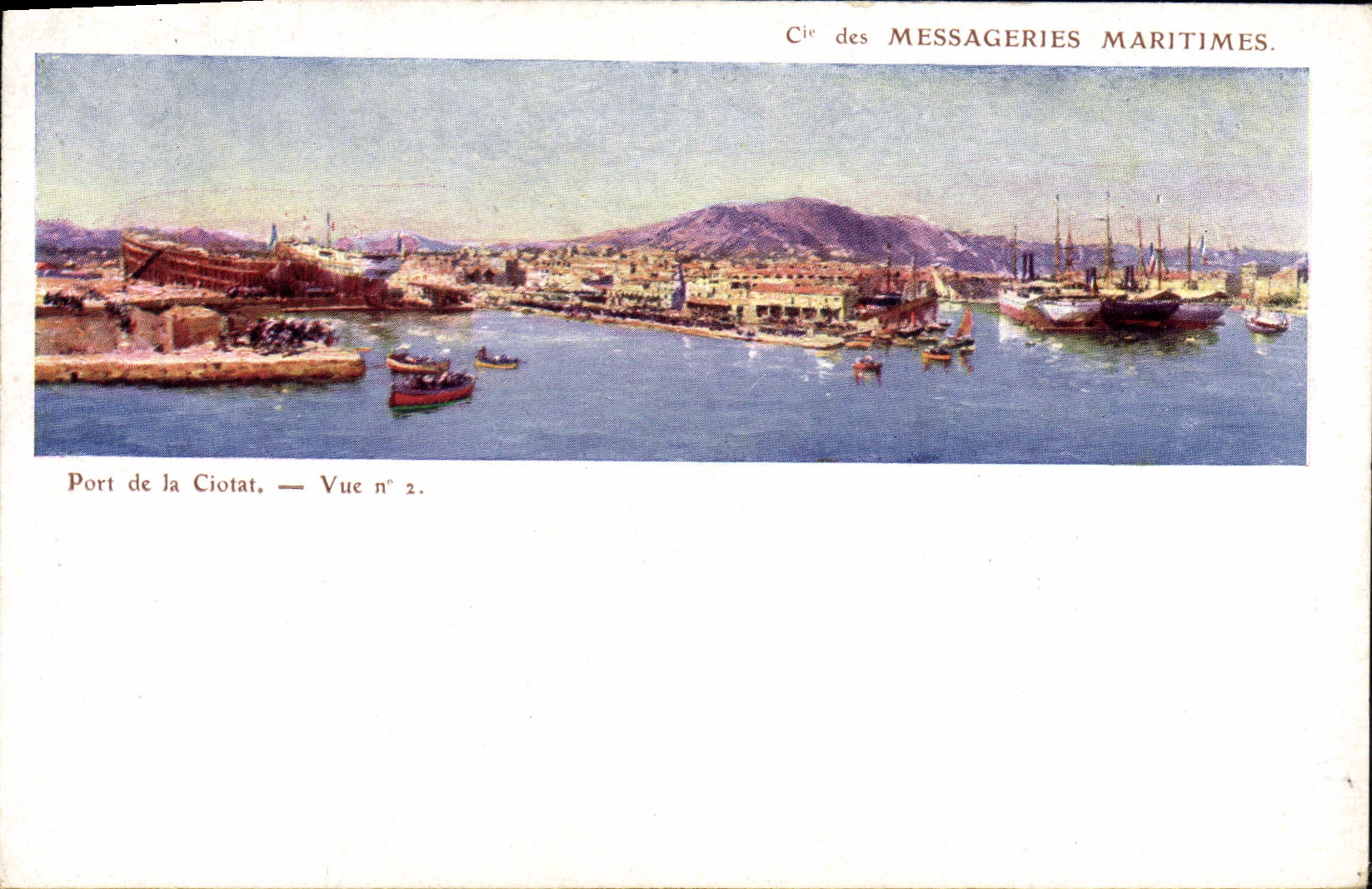 CPA Messageries Maritimes Port de la Ciotat