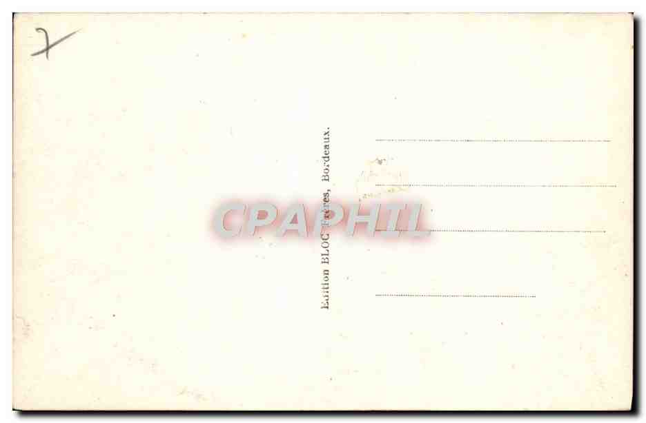 CPA La Paquebot L'Atlantique — Verso