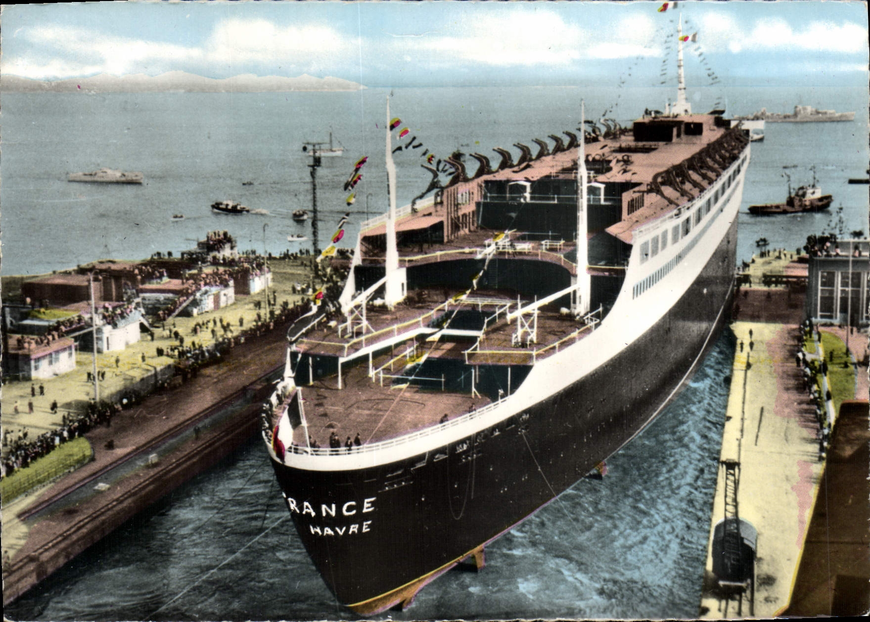 Le paquebot France — Havre — Photo J. Magré