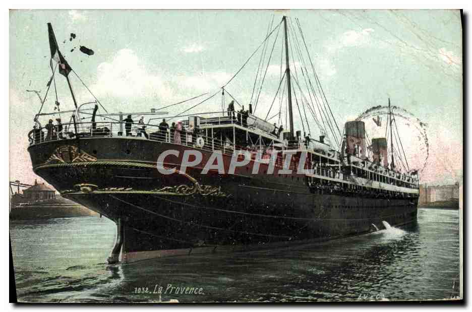 CPA La Provence Bateau