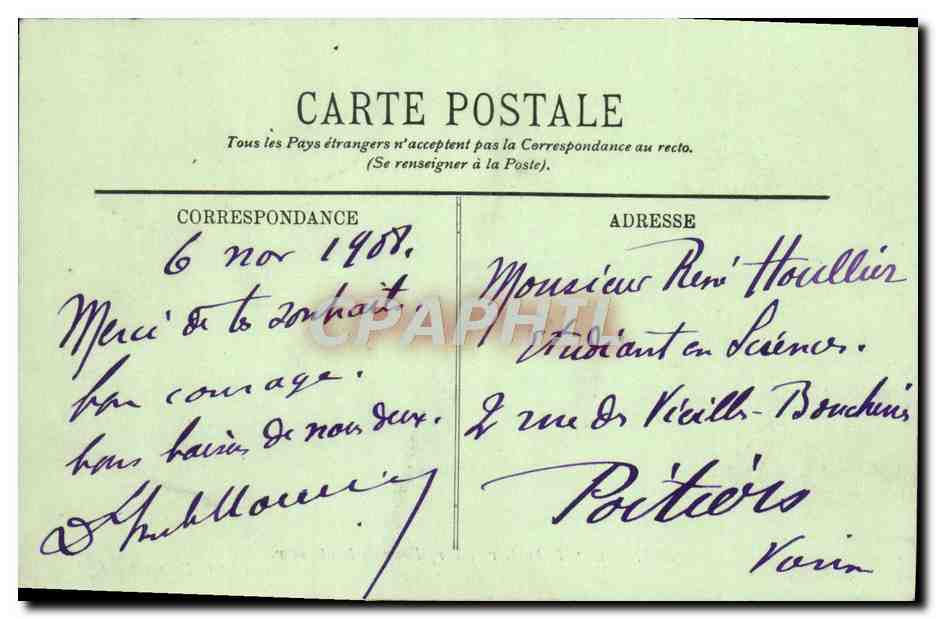 Le « Flibustier », Torpilleur de haute mer — A. Bougault, n° 543 — Reverso