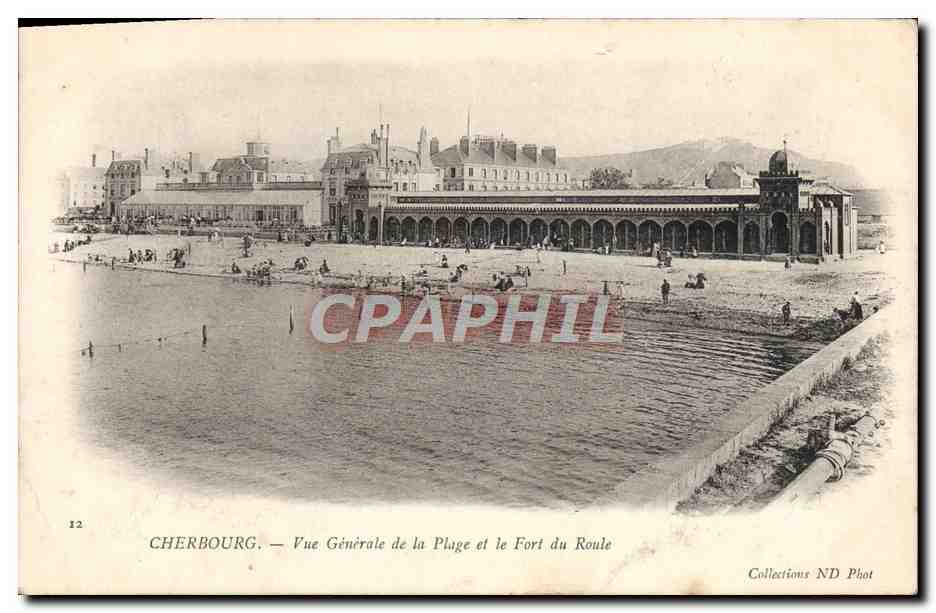 CPA Cherbourg Vue Generale Prise du Fort du Roule