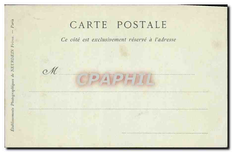 CPA Cherbourg Vue Generale Prise du Fort du Roule — Rückseite