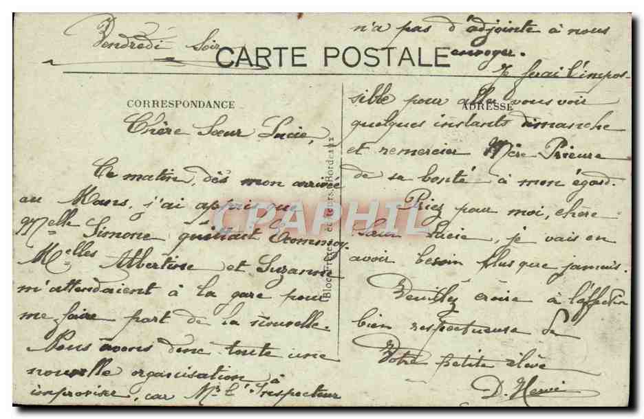 CPA Biarritz La jetee du rocher de la vierge  — Verso