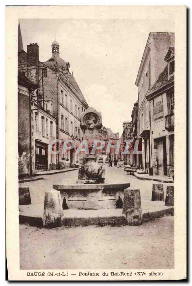 CPA Bauge Fontaine du Roi nRene