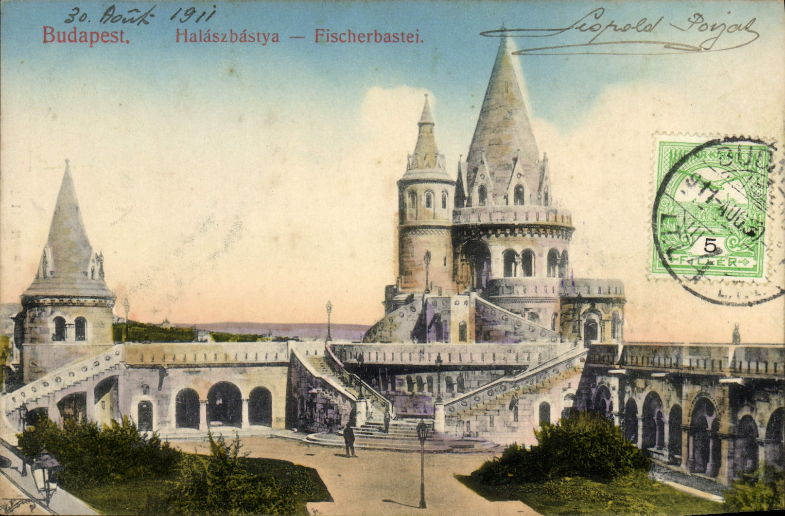 CPA Budapest Halaszbastya Fischerbastel
