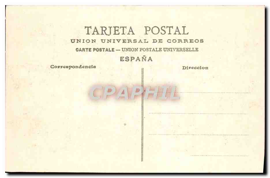 CPA San Sebastian Plaza Cervantes — Rückseite