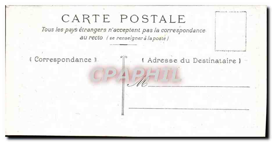CPA Buenos Aires Chateau Particulier — Rückseite