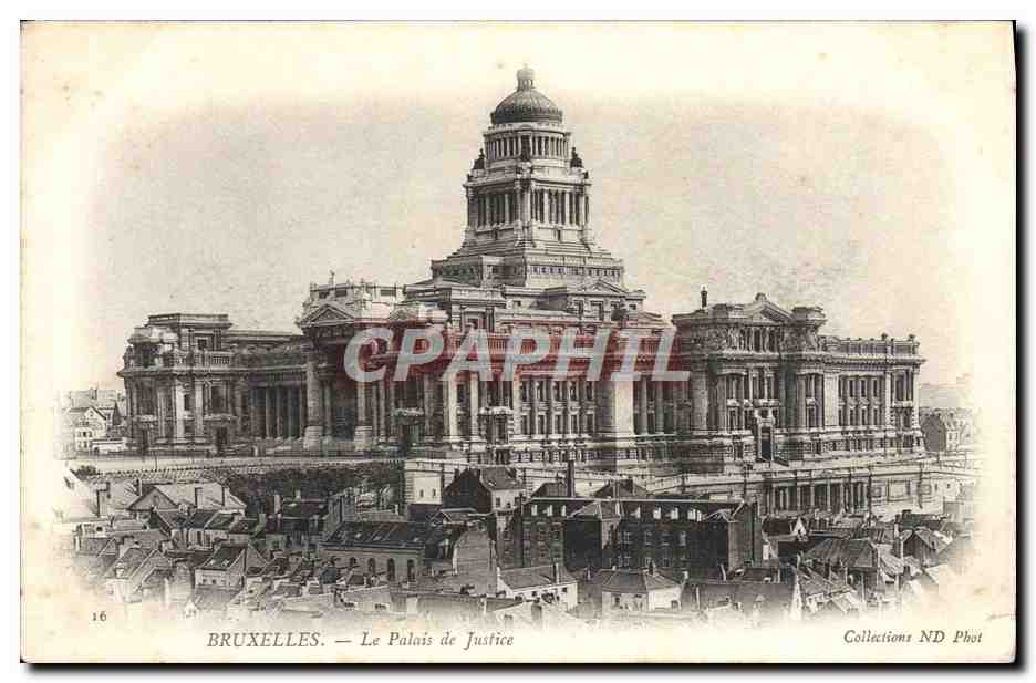 CPA Bruxelles Le Palais de Justice