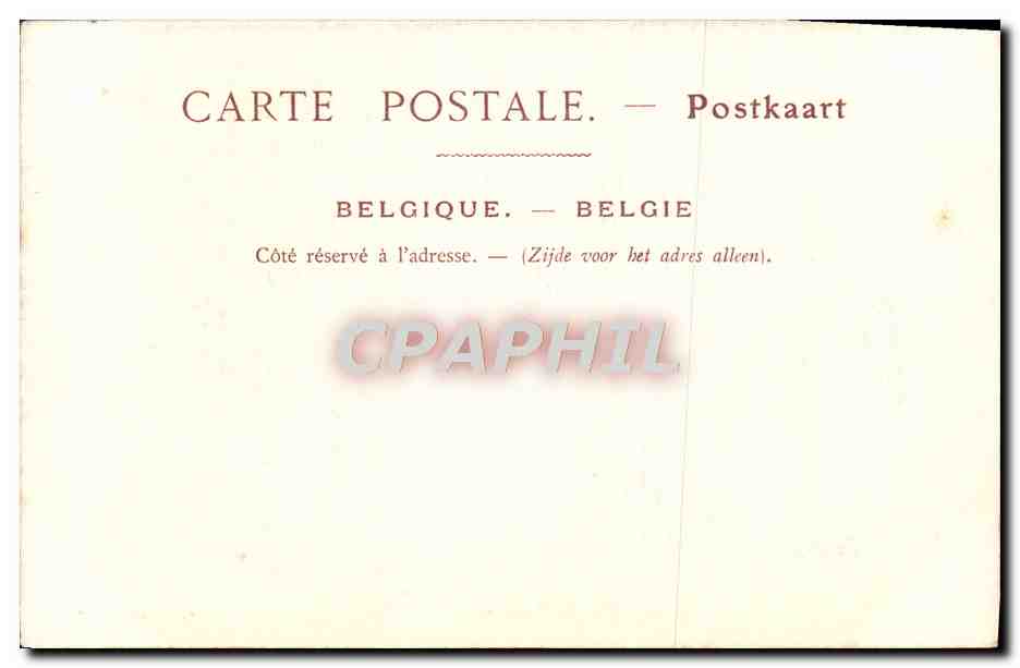 CPA Bruxelles La Maison des Brasseurs — Rückseite