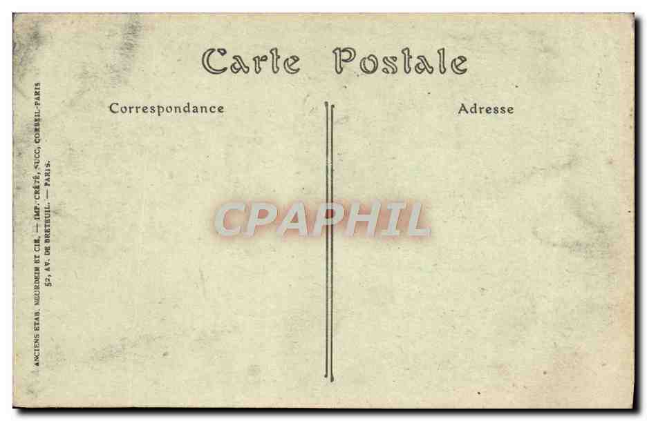 Vintage Postcard Cathedral of Beauvais Apse South Side Pinnacles — Back