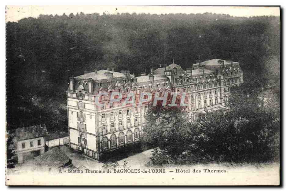 CPA Station Thermale de Bagnoles de L'Orne Hotel des Thermes